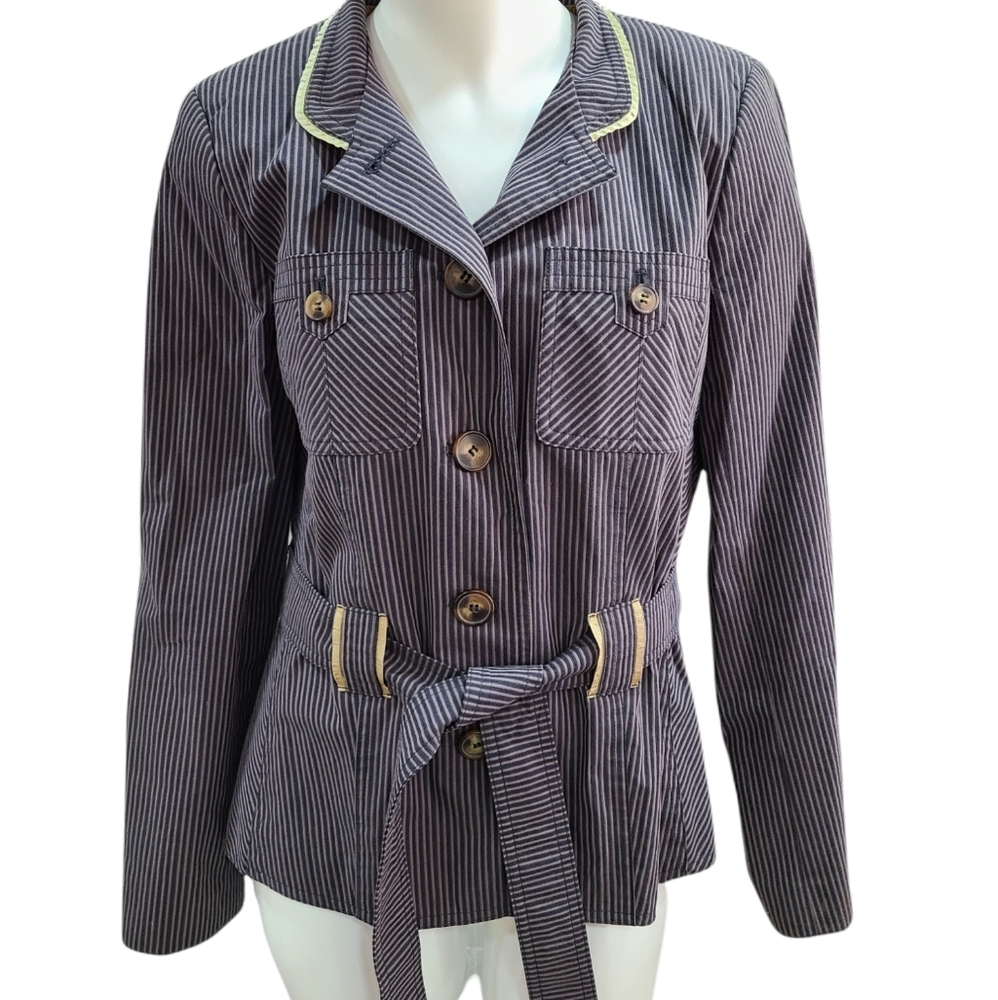 Apostrophe Lightweight Structured Button Front Bl… - image 1